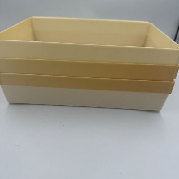 Rubbermaid Almond Interlocking Drawer Organizers JBI-2916 3 pcs. 9" x 6" x 2" - Picture 3 of 7